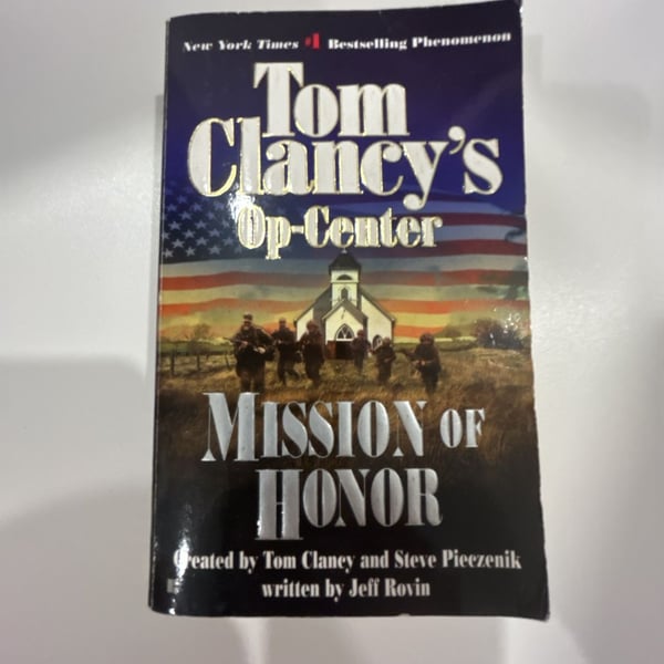 Tom Clancy's Op-Center: Mission of Honor Paperback Novel