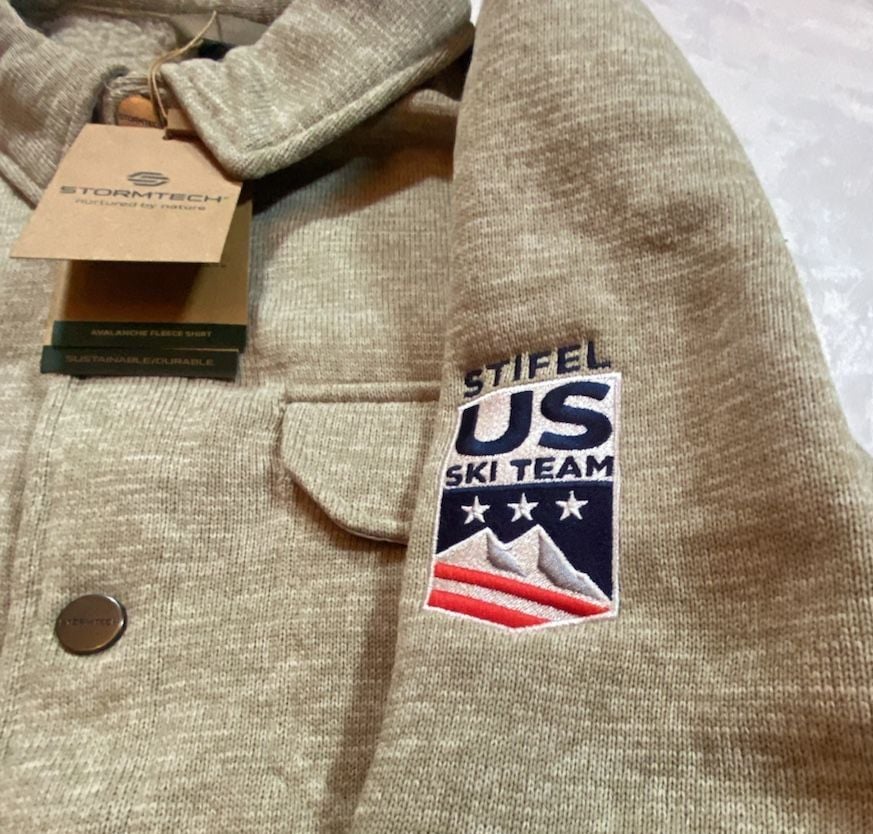 Stormtech Avalante Fleece Shirt Jacket Stifel US Ski Team Shacket Medium Women 9