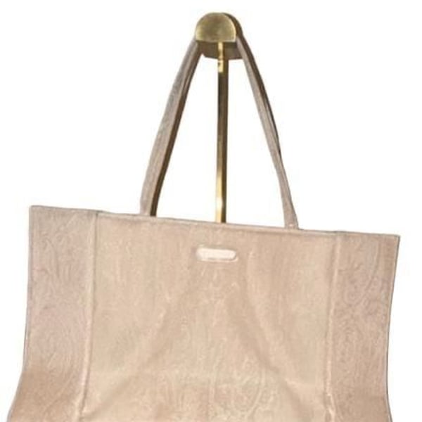 Etro Beige Paisley Jacquard Shoulder Tote Bag