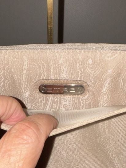 Etro Beige Paisley Jacquard Shoulder Tote Bag 4