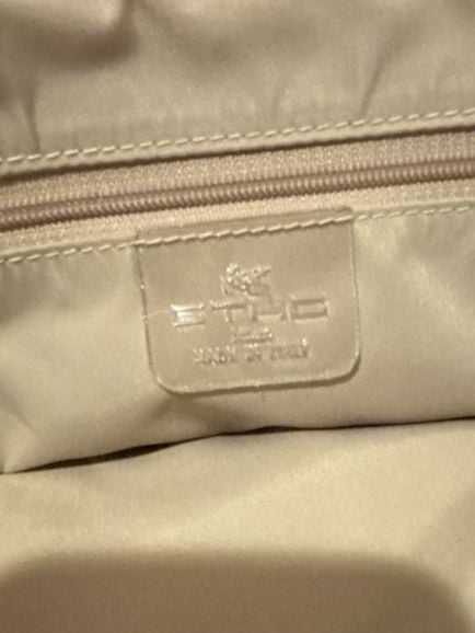 Etro Beige Paisley Jacquard Shoulder Tote Bag 9