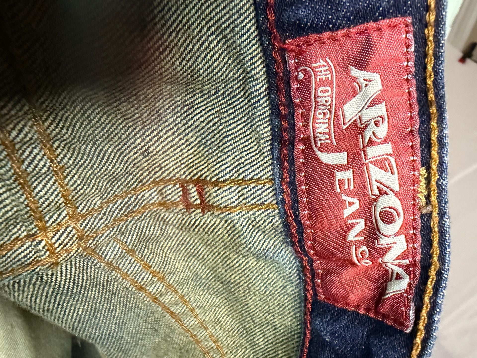 Arizona Jean Co. Men's Dark Wash Straight Jeans 34x29 6