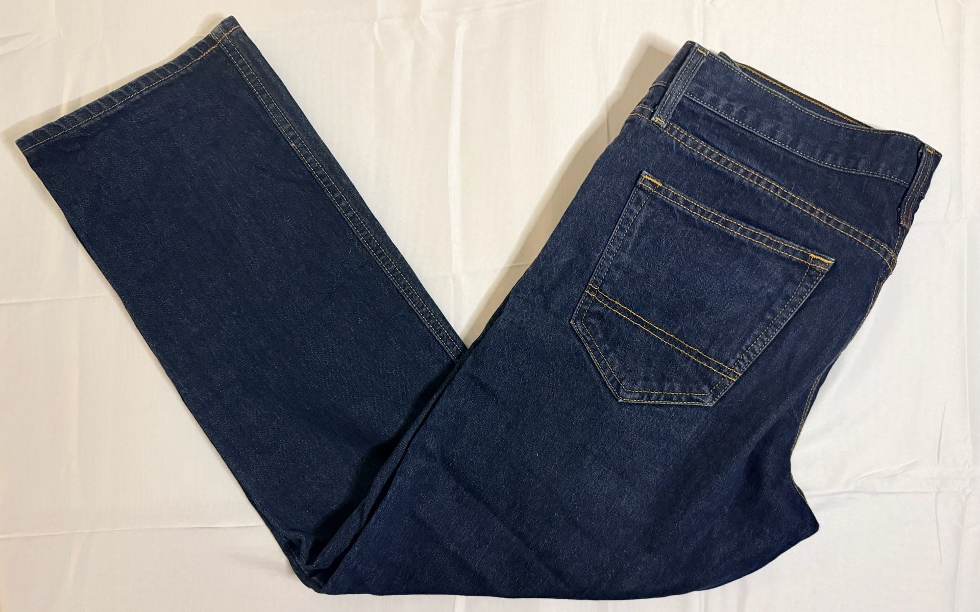 Arizona Jean Co. Men's Dark Wash Straight Jeans 34x29 2