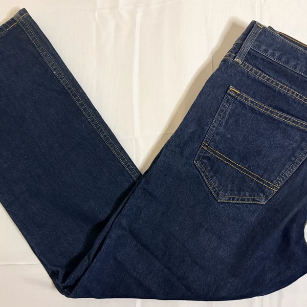 Arizona Jean Co. Men's Dark Wash Straight Jeans 34x29