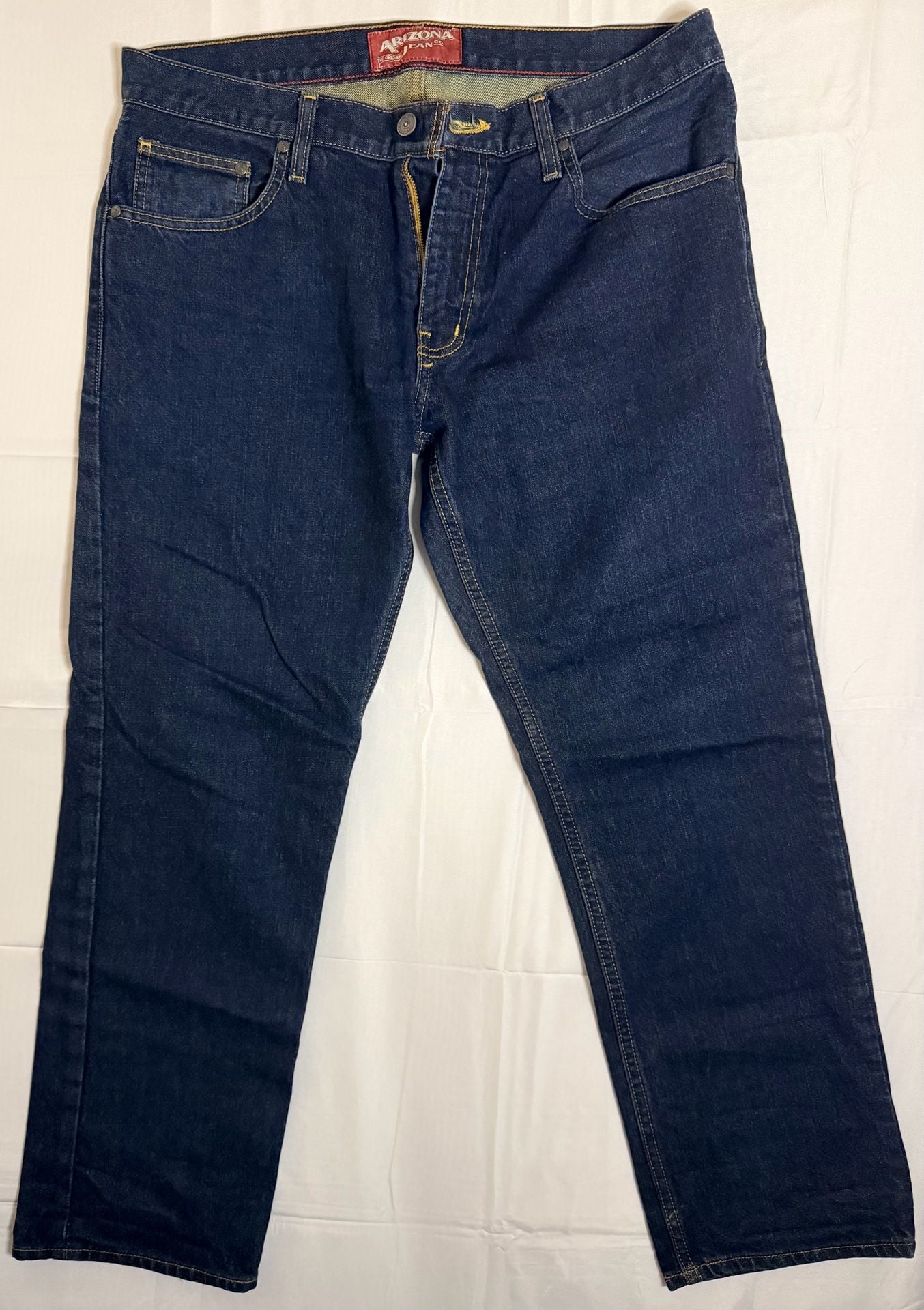Arizona Jean Co. Men's Dark Wash Straight Jeans 34x29 3