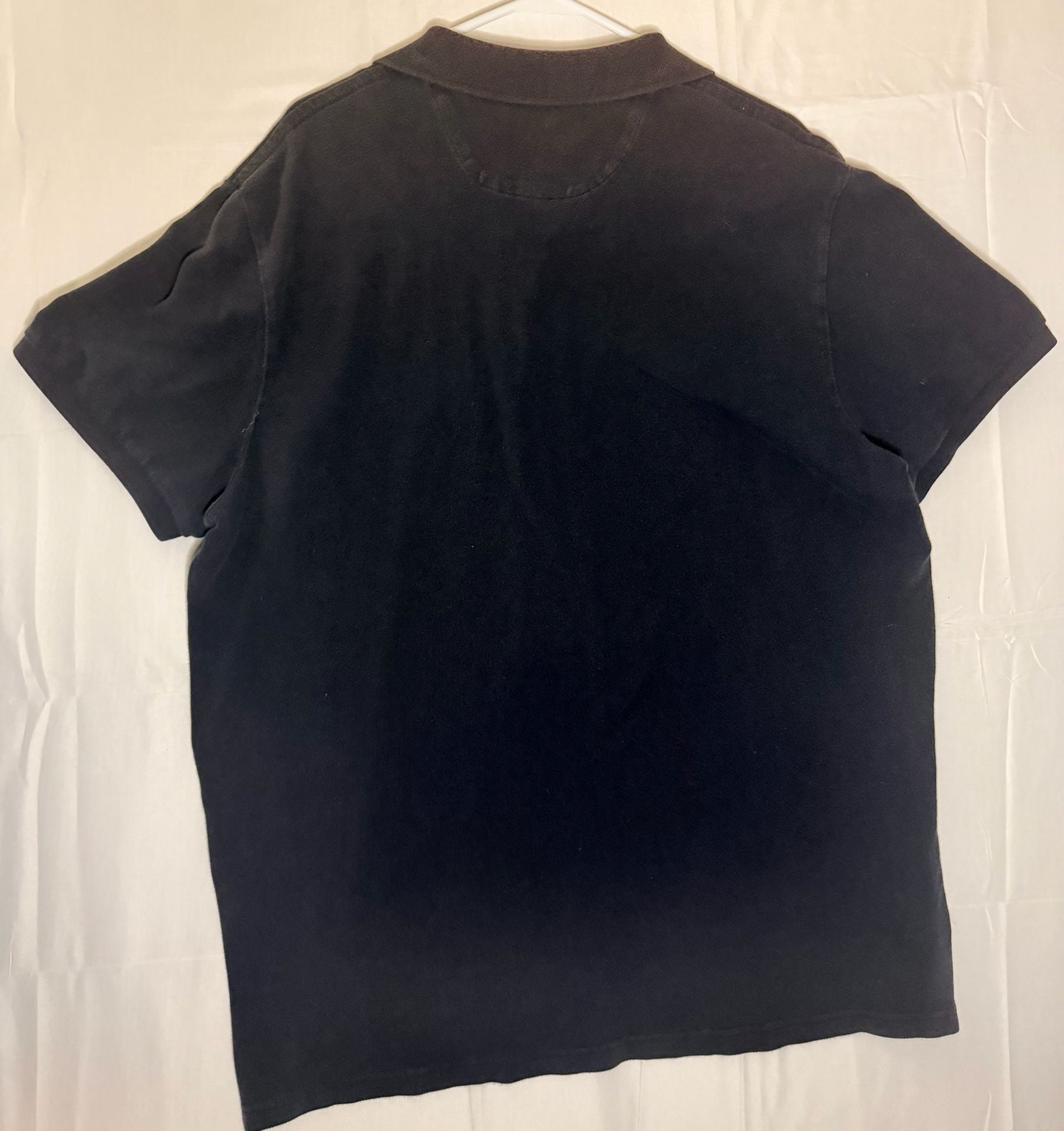 American Eagle Outfitters Men's Athletic Fit Black Short Sleeve Polo Shirt XXL 3