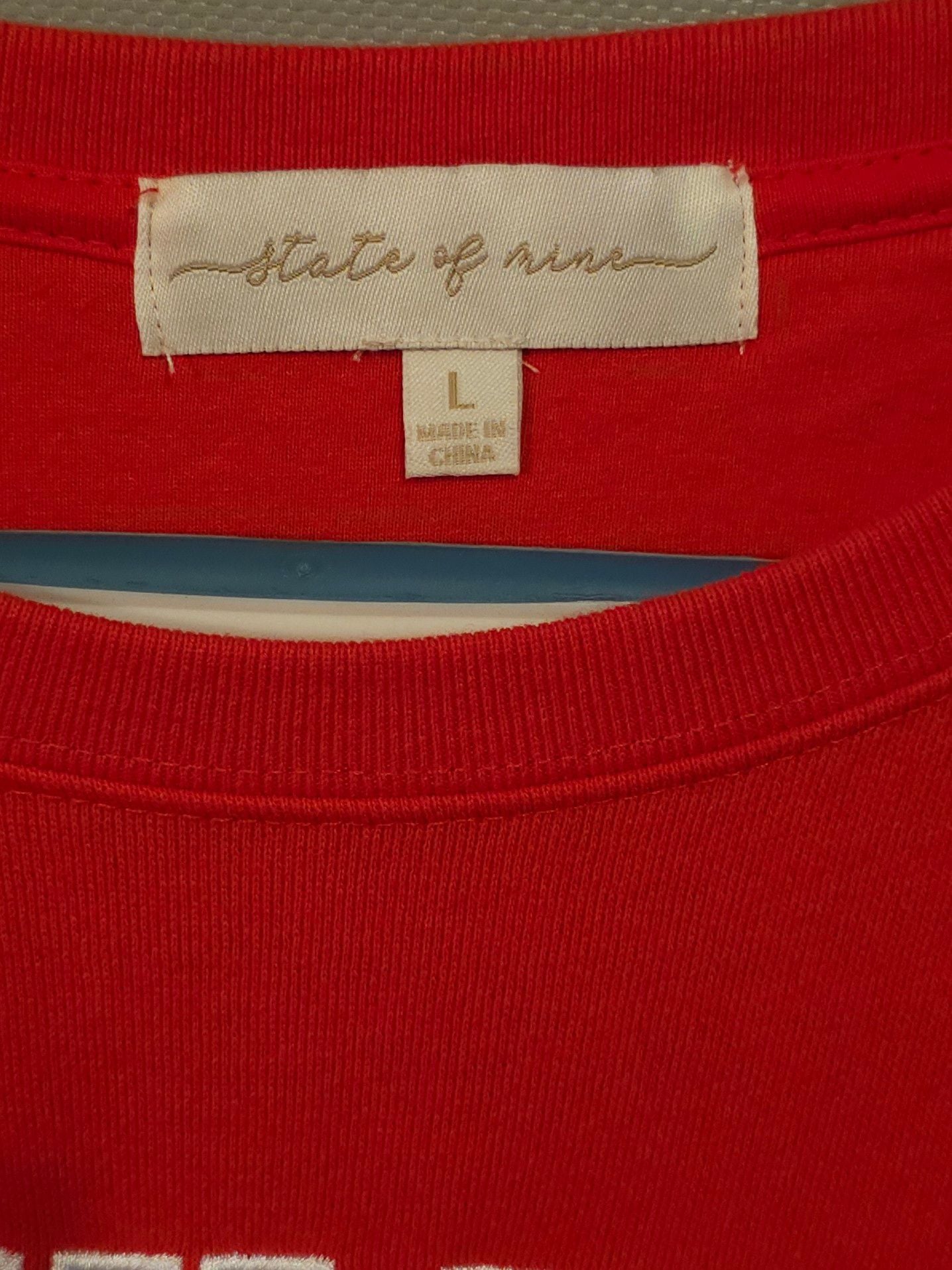 State of Mine North Pole University Holiday Crewneck Sweatshirt Red Size L 4