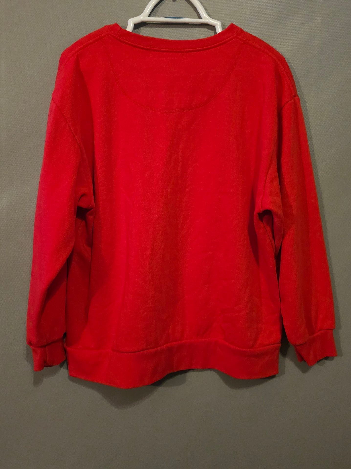 State of Mine North Pole University Holiday Crewneck Sweatshirt Red Size L 6