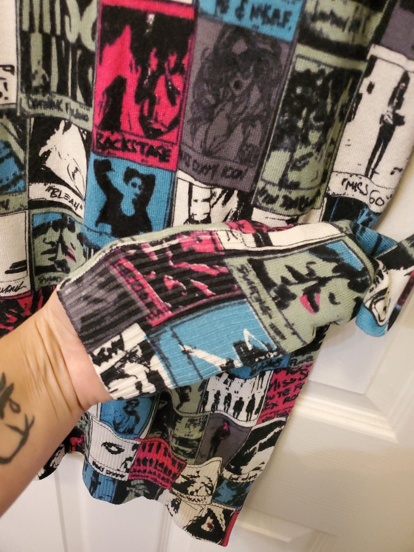 Vintage Y2K Miss Sixty Pop Art Collage Graphic Mini Dress Size XS/S Rare Archive 5