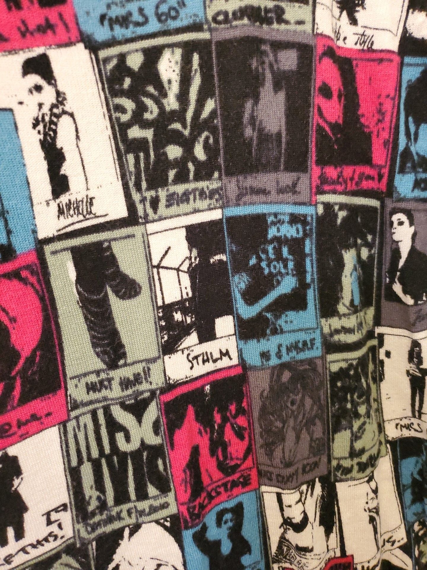 Vintage Y2K Miss Sixty Pop Art Collage Graphic Mini Dress Size XS/S Rare Archive 6