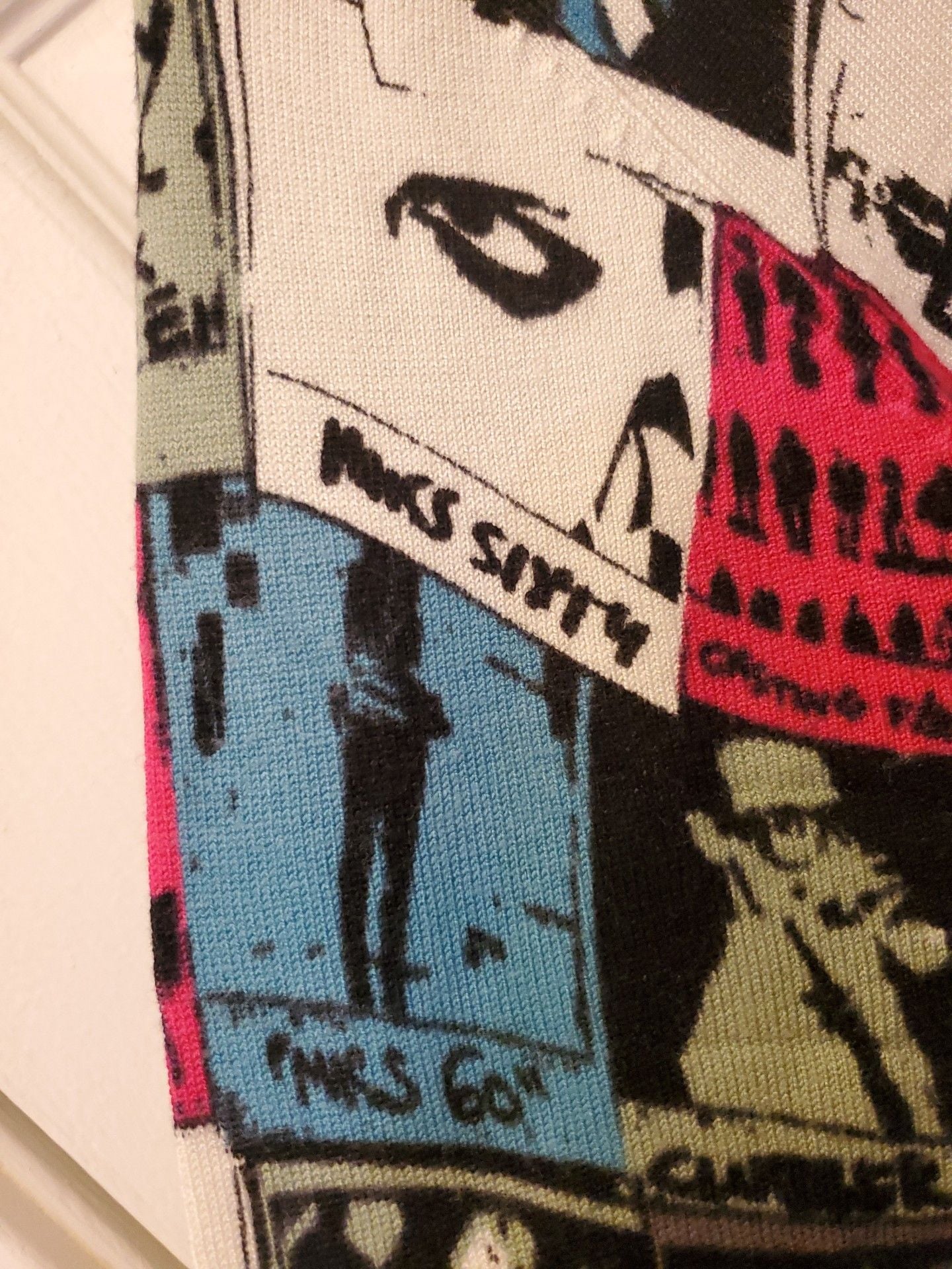 Vintage Y2K Miss Sixty Pop Art Collage Graphic Mini Dress Size XS/S Rare Archive 8