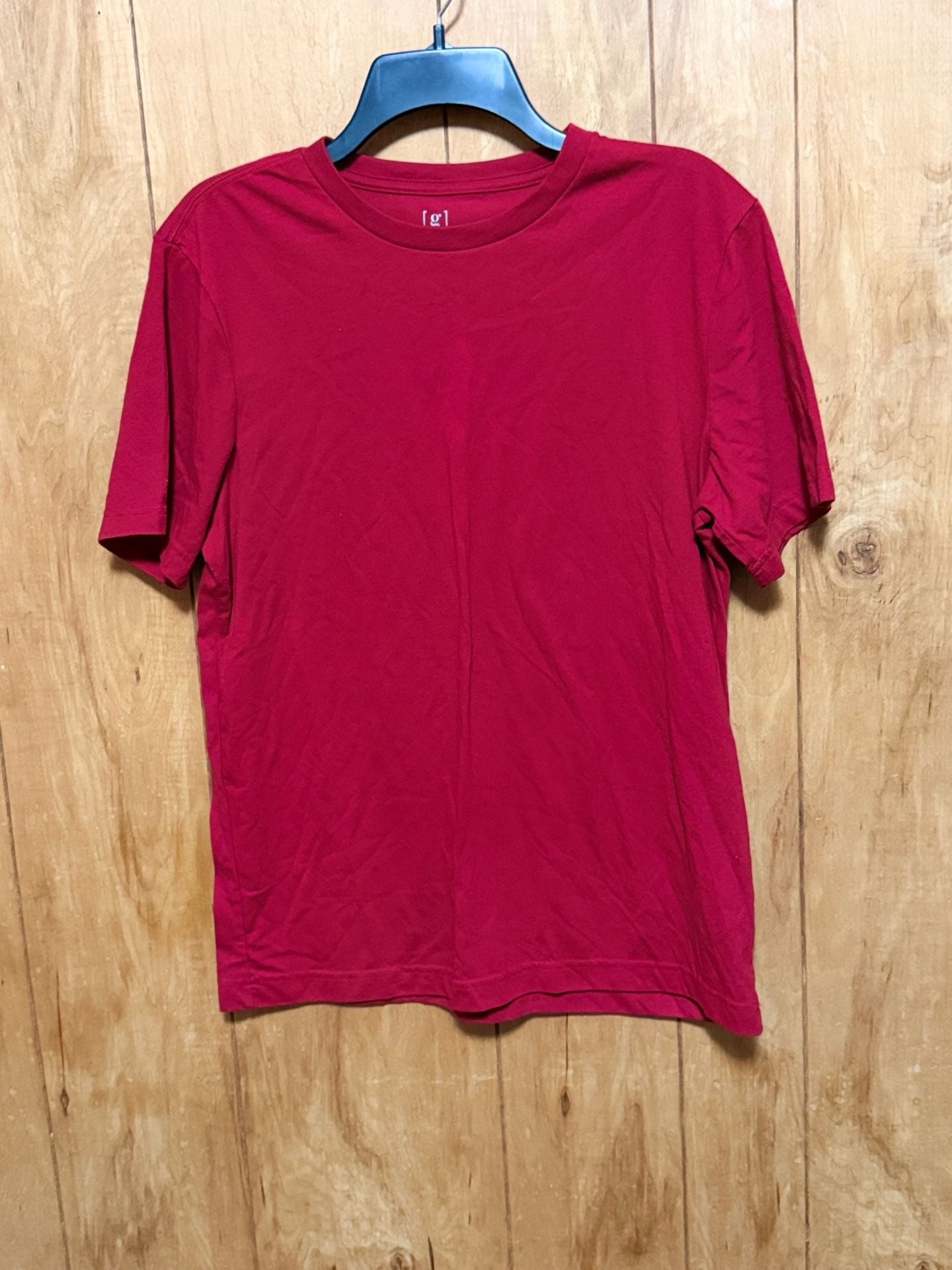 George Red Short Sleeve Crewneck T-Shirt Men's Size M 2