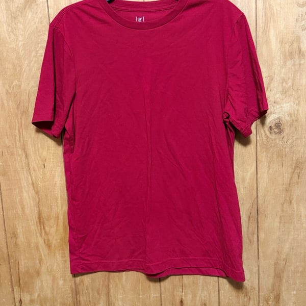 George Red Short Sleeve Crewneck T-Shirt Men's Size M