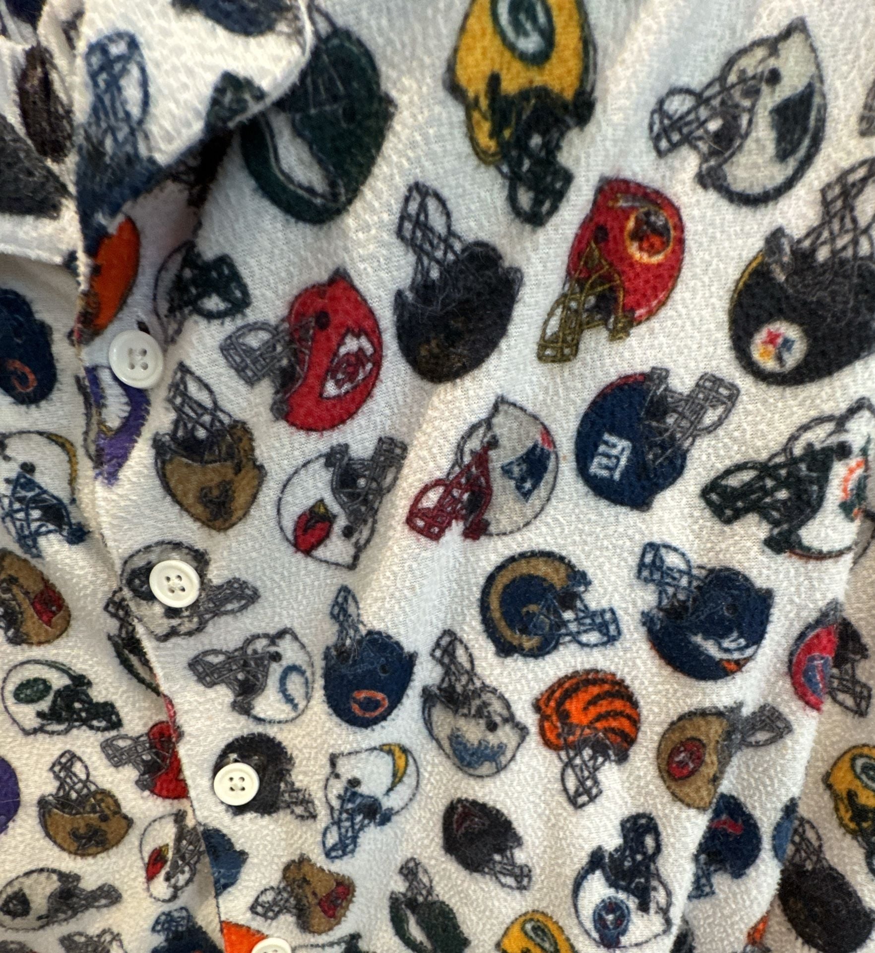 Y2K NFL All Teams Logo Fleece Pajama Set 3