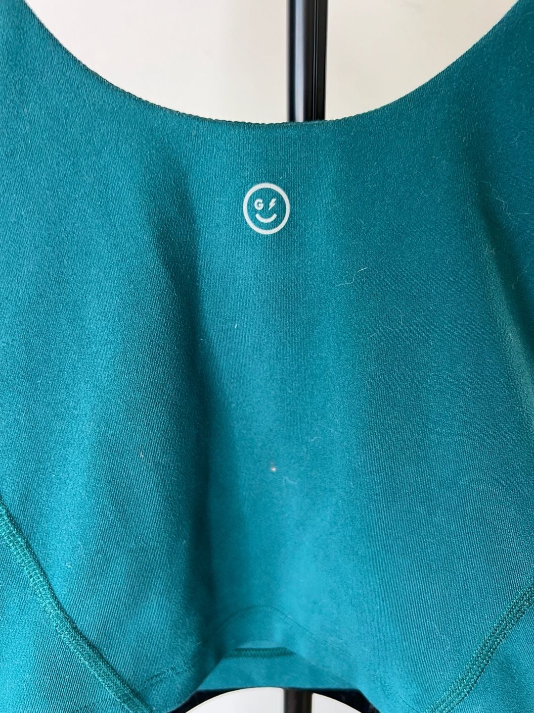 Gilly Hicks Active Recharge Two-Piece Set Teal Crop Tank Top and Flare Leggings 7