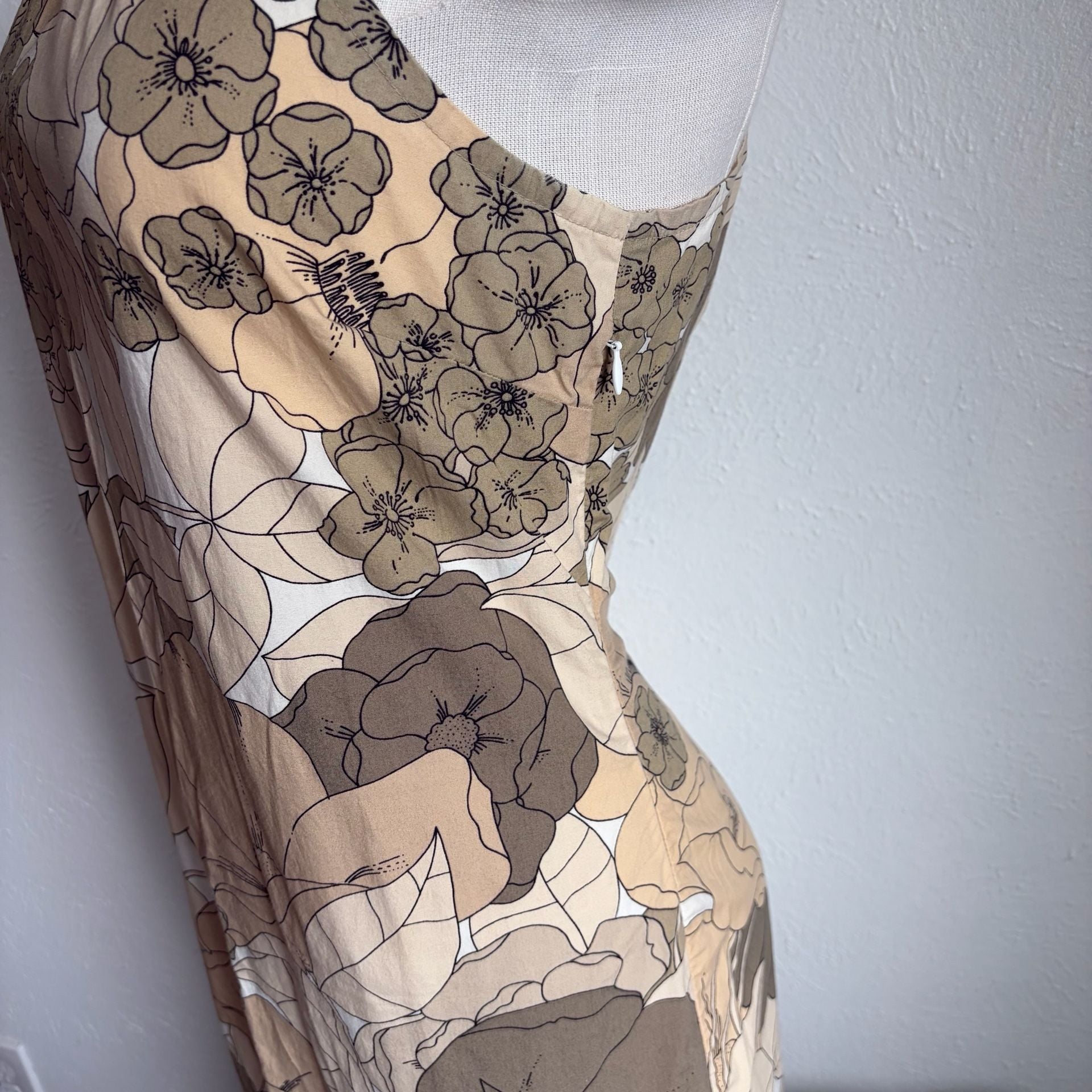 Old Navy Y2K Floral Halter Dress Size 6 5