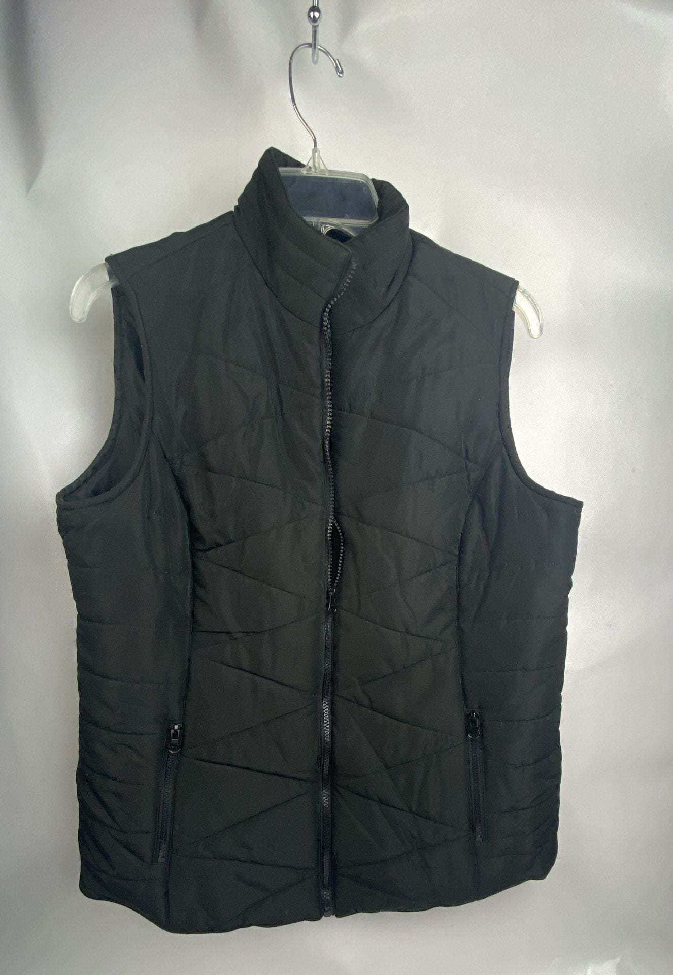 BAKU Black Quilted Puffer Vest 3