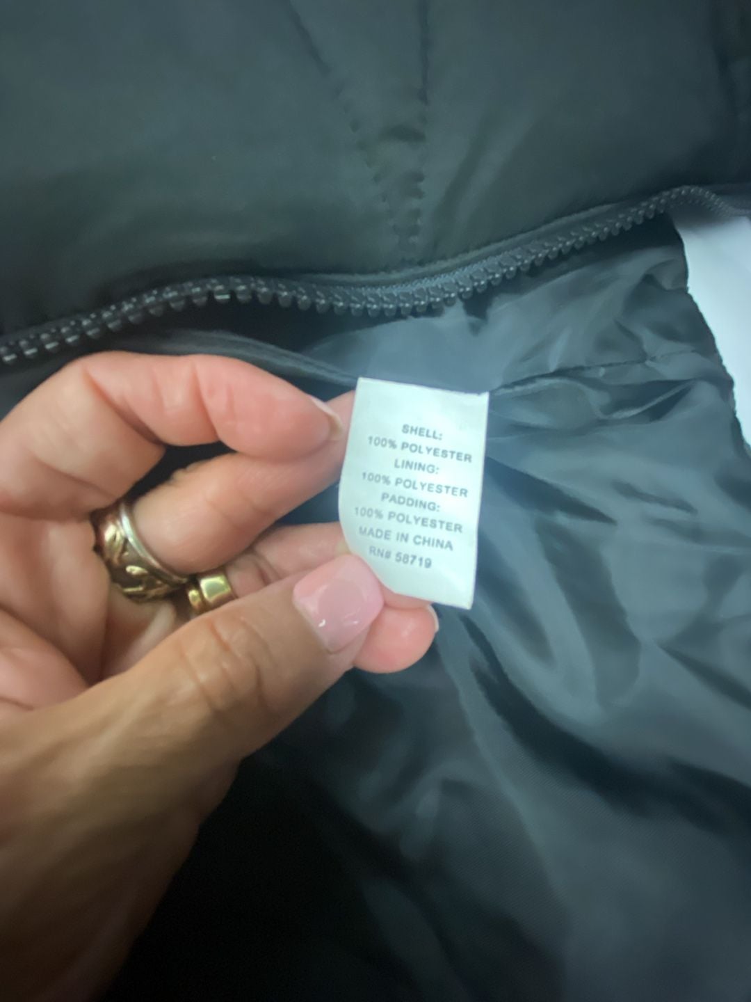 BAKU Black Quilted Puffer Vest 6