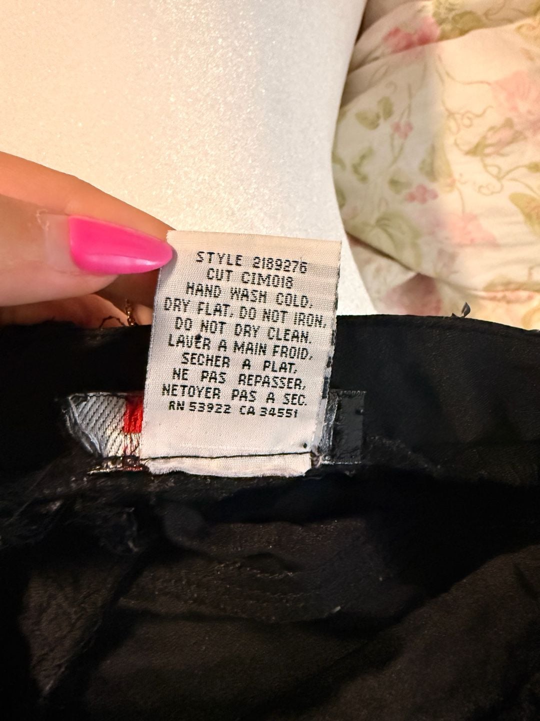 Vintage Y2K Z.Cavaricci Black Sequin Low Rise Pants Size 3 11
