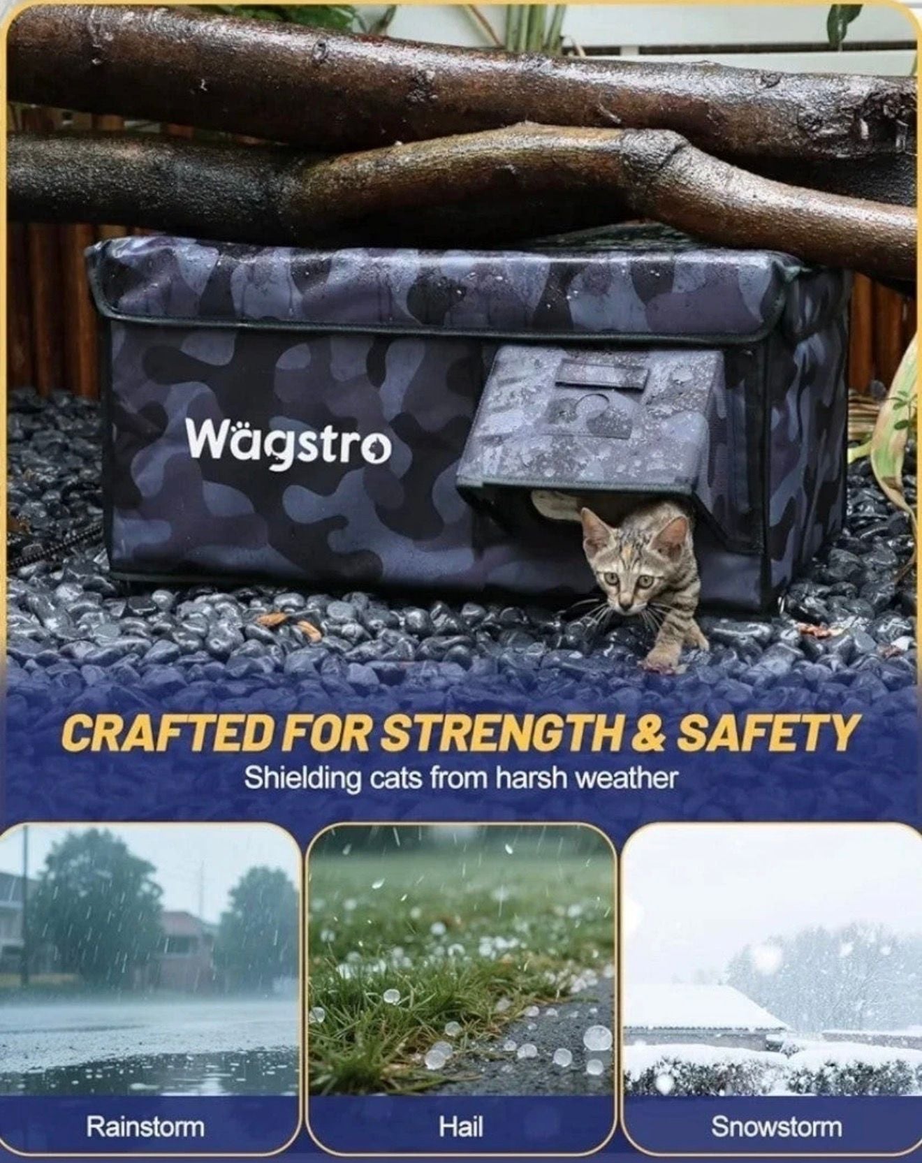 BRAND NEW Heated Outdoor Cat House ā Waterproof & Insulated 4