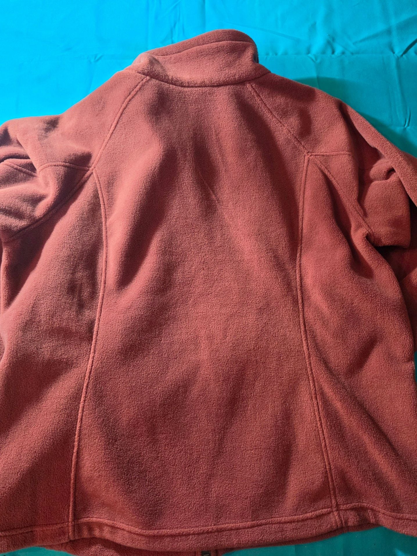 Columbia Women's Benton Springs Full Zip Fleece Jacket Maroon Size 1X 6