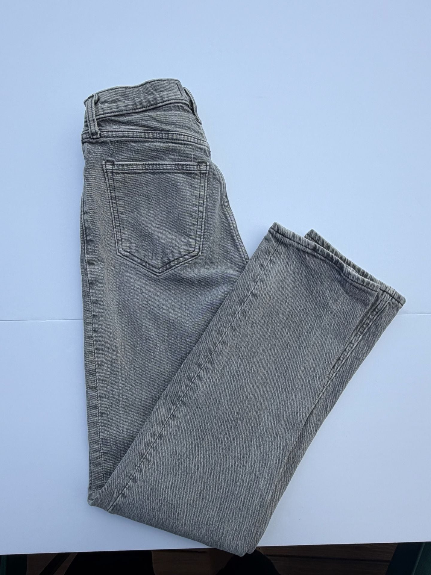 Abercrombie & Fitch The '90s Straight Ultra High Rise Jeans Gray Size 24 / 00R 3