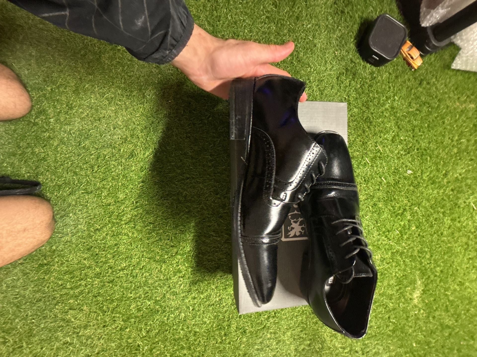 Stacy Adams Waltham Cap Toe Oxford Men's Dress Shoes Black 3