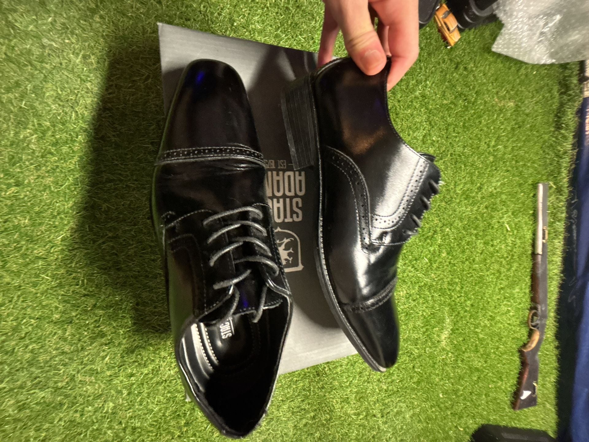 Stacy Adams Waltham Cap Toe Oxford Men's Dress Shoes Black 6