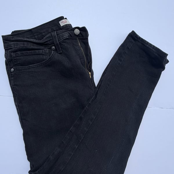 Levi Strauss Signature Slim Black Jeans Size W34 L30