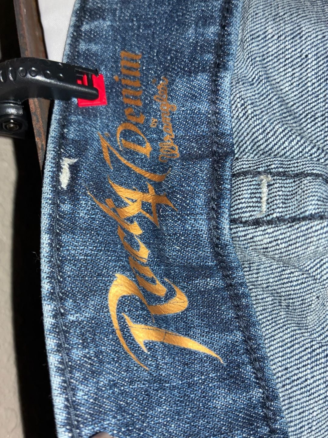 Rock 47 by Wrangler Men's Slim Fit Bootcut Jeans Size 34x34 7
