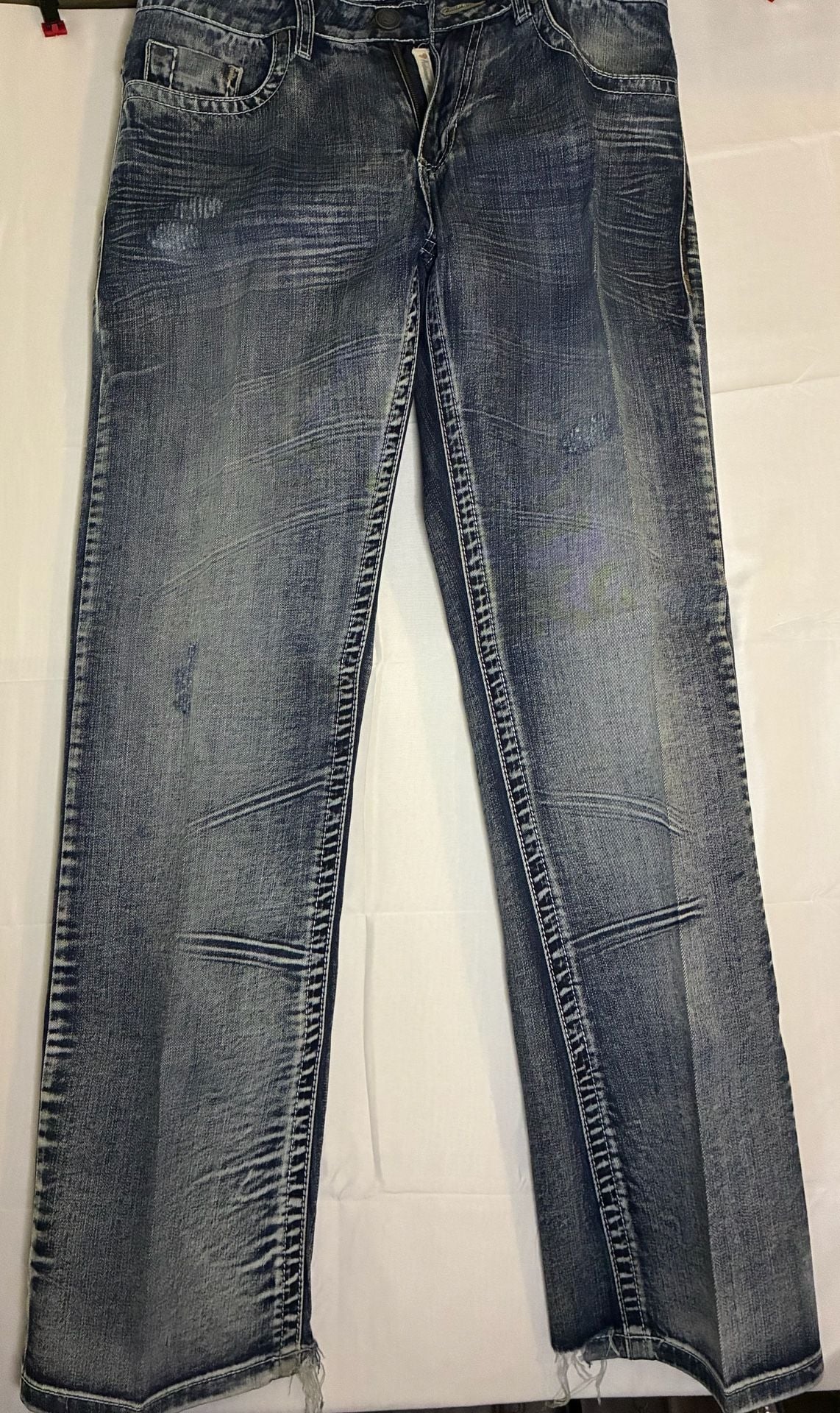 Petrol Industries Rod Relaxed Boot Distressed Denim Jeans 34W x 34L 7