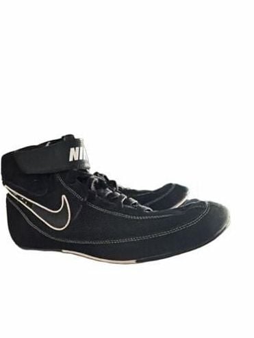 Nike Speedsweep VII Wrestling Shoes Black White 366683-001 Men's 10 2