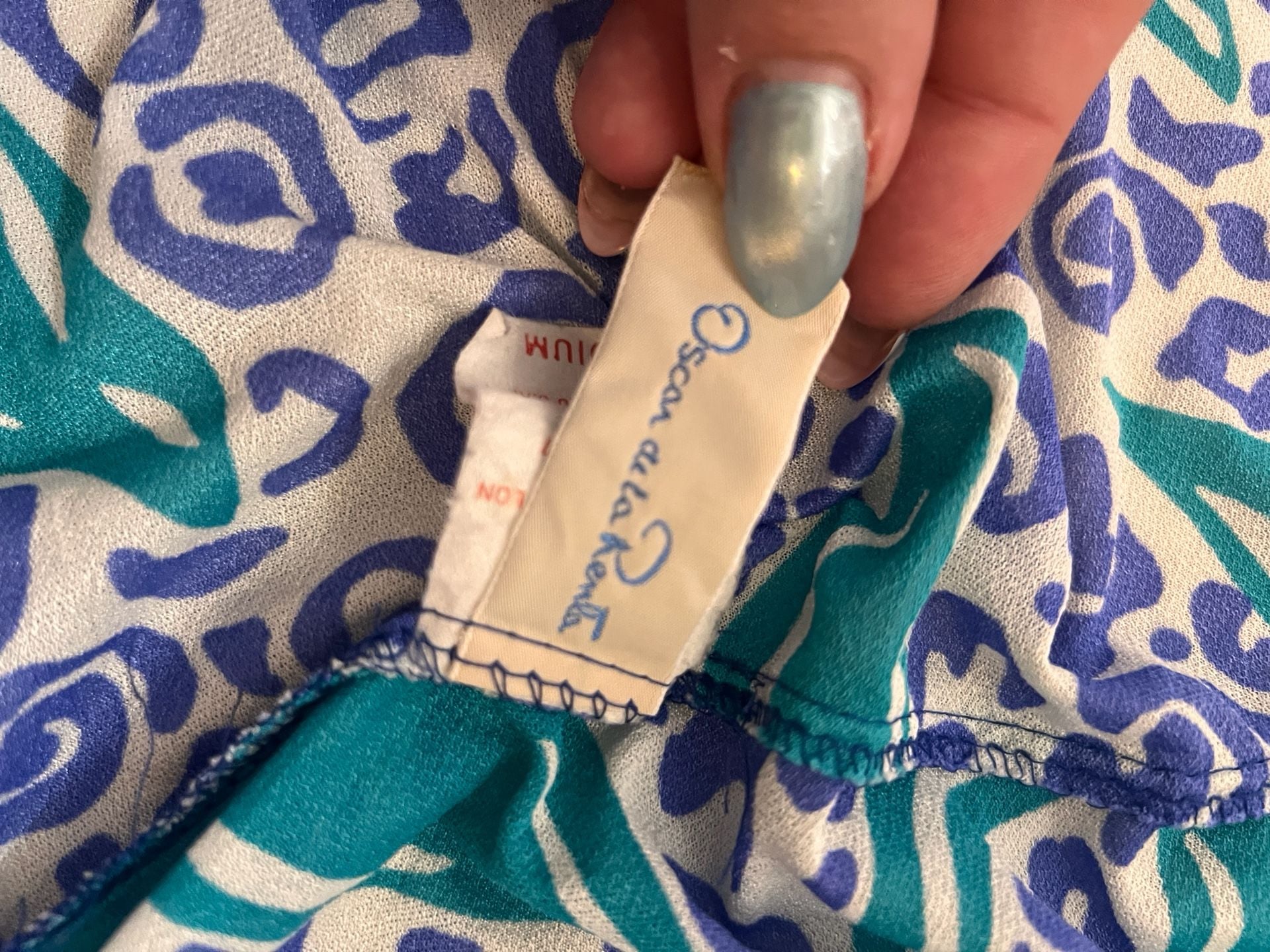 Oscar de la Renta Vintage Tropical Floral & Animal Print Wrap Sarong Skirt 3