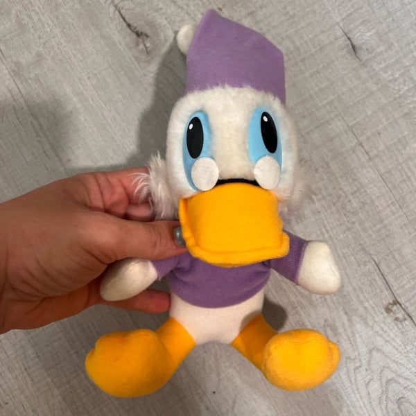 Vintage Disney Mickey's Christmas Carol Ebenezer Scrooge McDuck Plush Toy