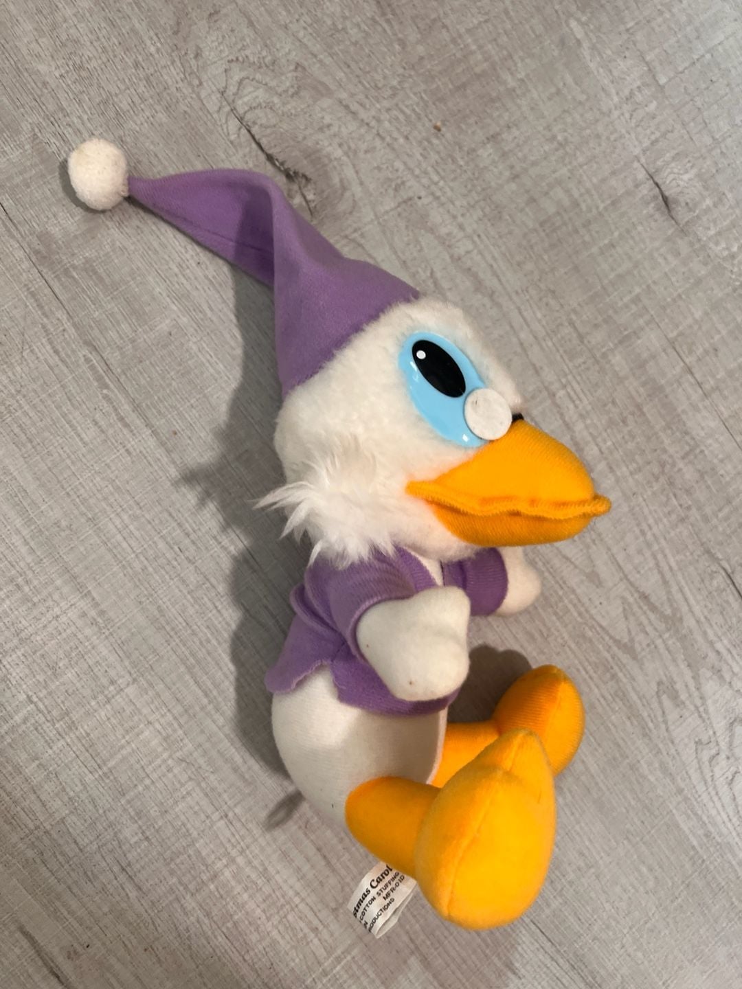 Vintage Disney Mickey's Christmas Carol Ebenezer Scrooge McDuck Plush Toy 2