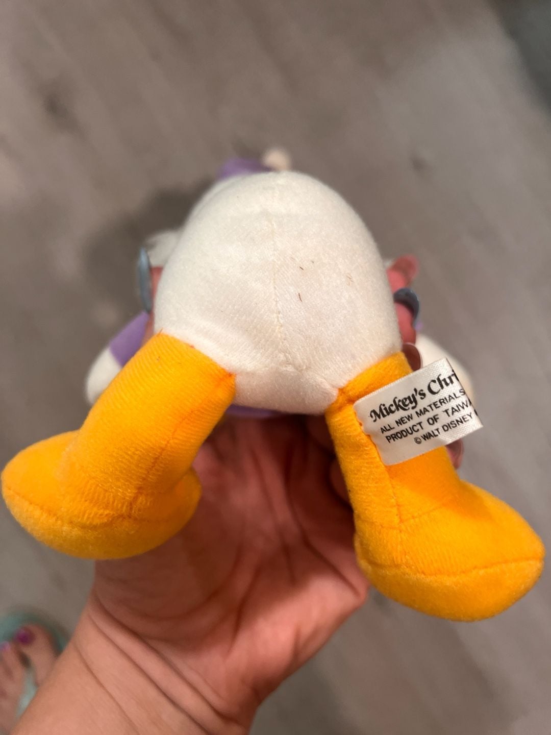 Vintage Disney Mickey's Christmas Carol Ebenezer Scrooge McDuck Plush Toy 4