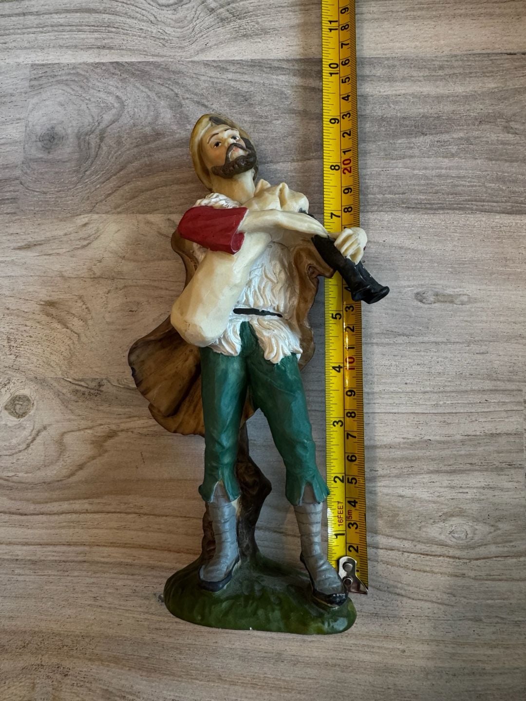 Vintage Fontanini Italy Nativity Figurine Shepherd with Bagpipes 8