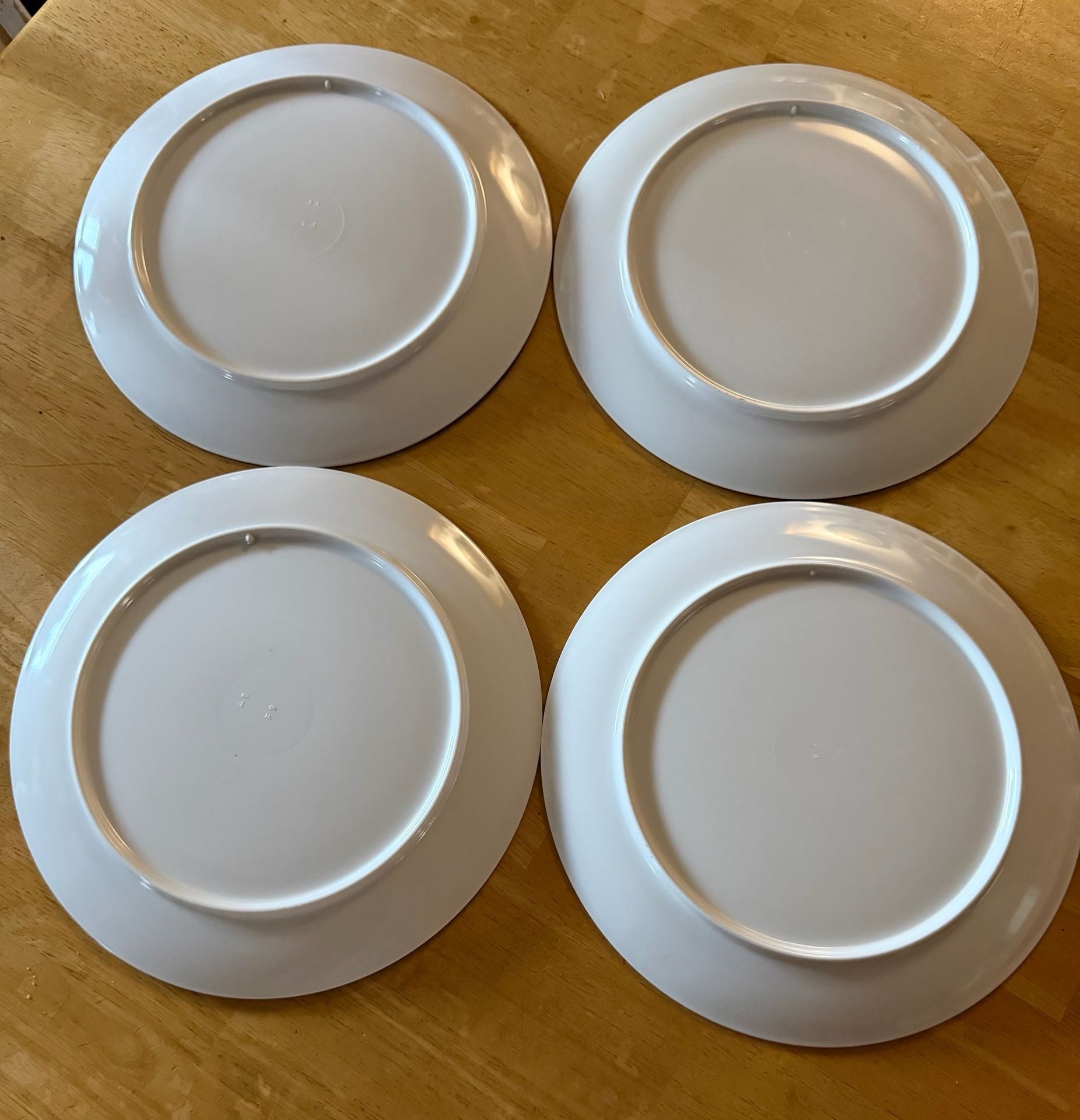 Vintage 1989 McDonald's Melamine Collector Plates Set of 4 2