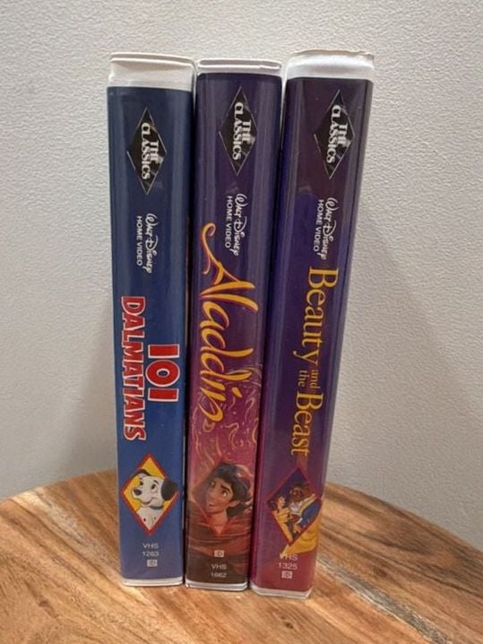 Walt Disney Classics Black Diamond VHS Lot of 3 2