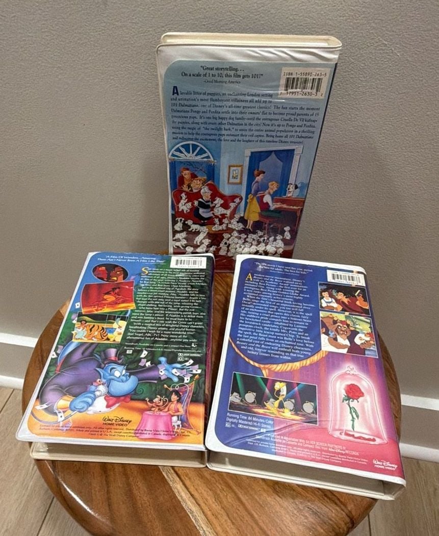 Walt Disney Classics Black Diamond VHS Lot of 3 6