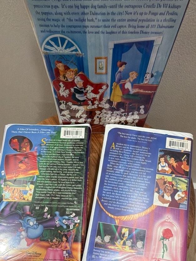 Walt Disney Classics Black Diamond VHS Lot of 3 7