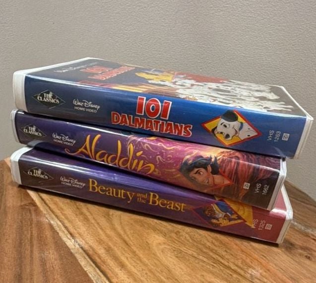 Walt Disney Classics Black Diamond VHS Lot of 3 10