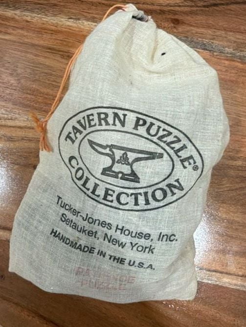 Tavern Puzzle Collection Patience Metal Wire Puzzle with Storage Bag 2