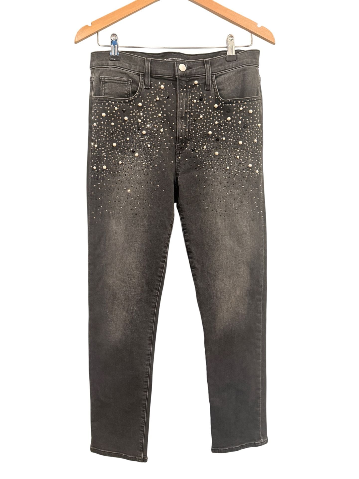 Joe’s Jeans Stephanie Gottlieb -Luna High Rise Embellished Jeans Size 29 2