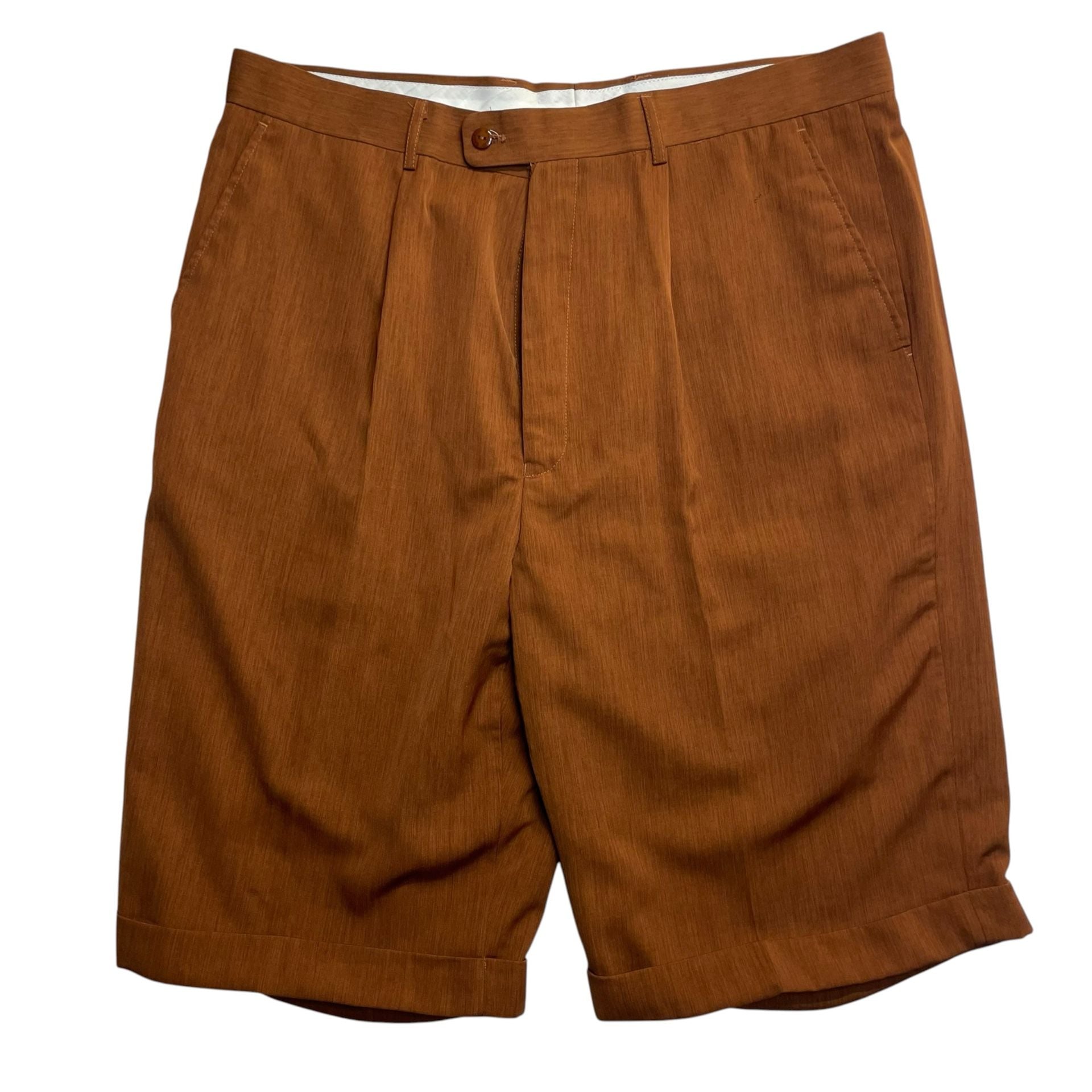 Bagazio Men’s 2XL Brown Short Sleeve Button Up Shirt & Size 40 Shorts Set 9