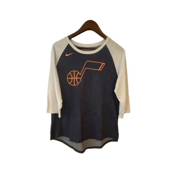 Nike Utah Jazz Dri-FIT 3/4 Sleeve Raglan T-Shirt