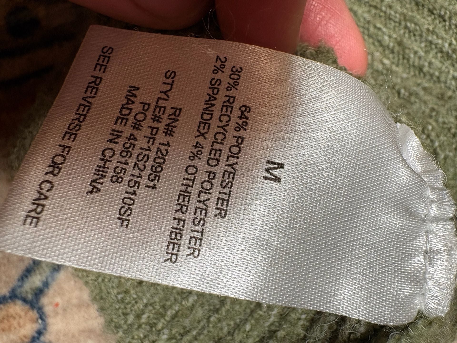 Pinque Green Ribbed Knit Sweater Medium 6