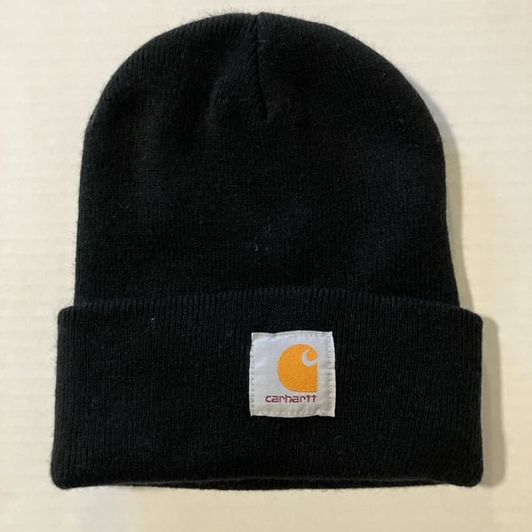 Carhartt Men's Black Acrylic Knit Hat