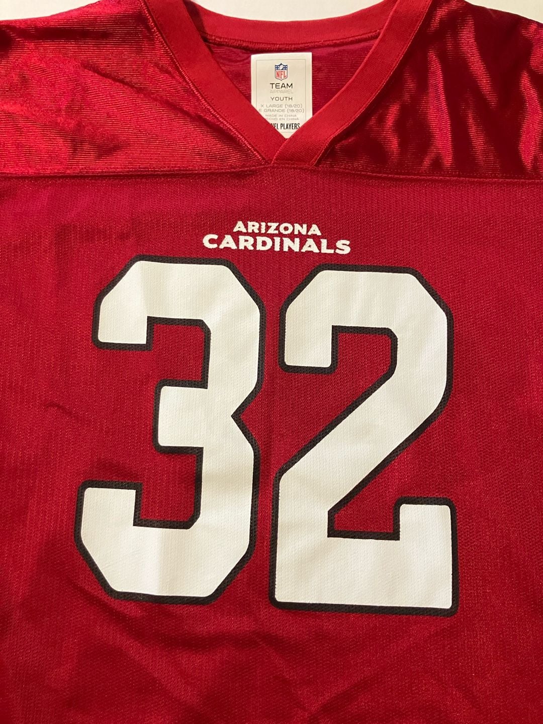 Youth Arizona Cardinals #32 Tyrann Mathieu Red Football Jersey 3