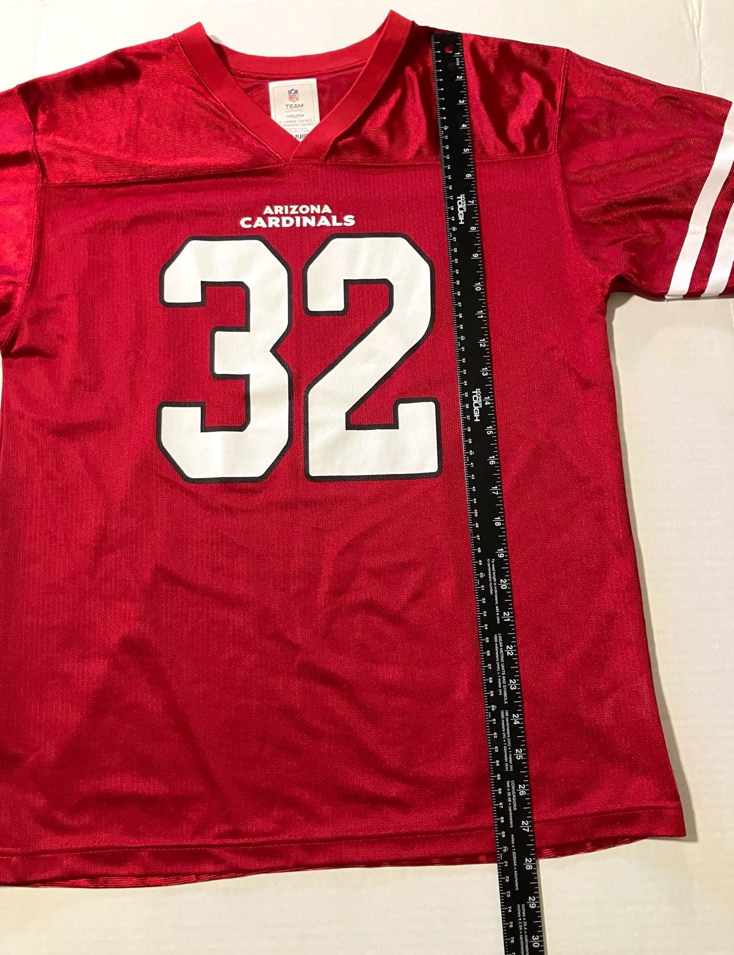 Youth Arizona Cardinals #32 Tyrann Mathieu Red Football Jersey 8